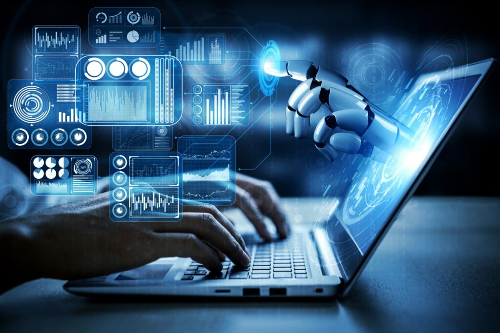 Future artificial intelligence robot and cyborg e-Millennium e-Millennium
